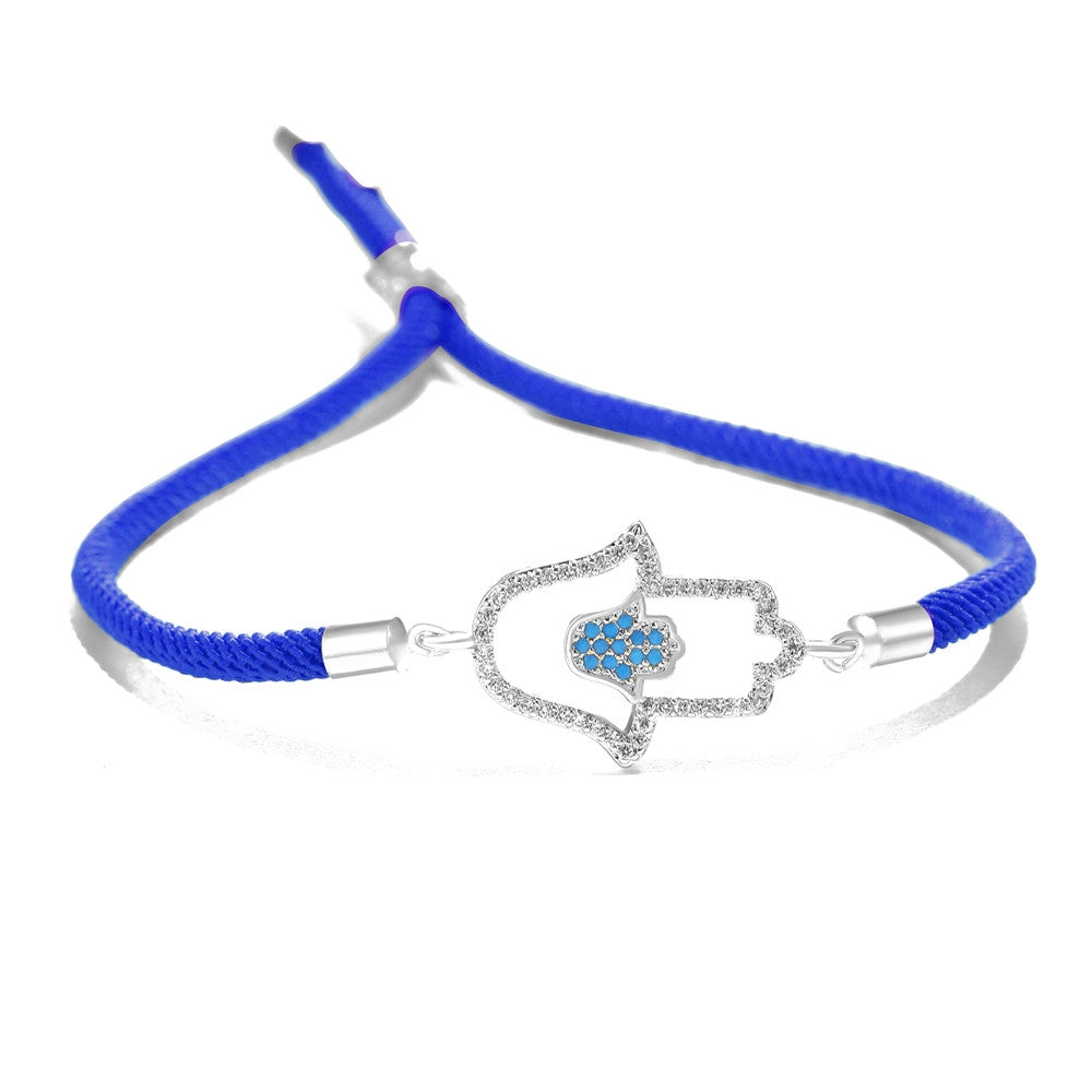 Bracelet Cordon Blanc Main de Fatma