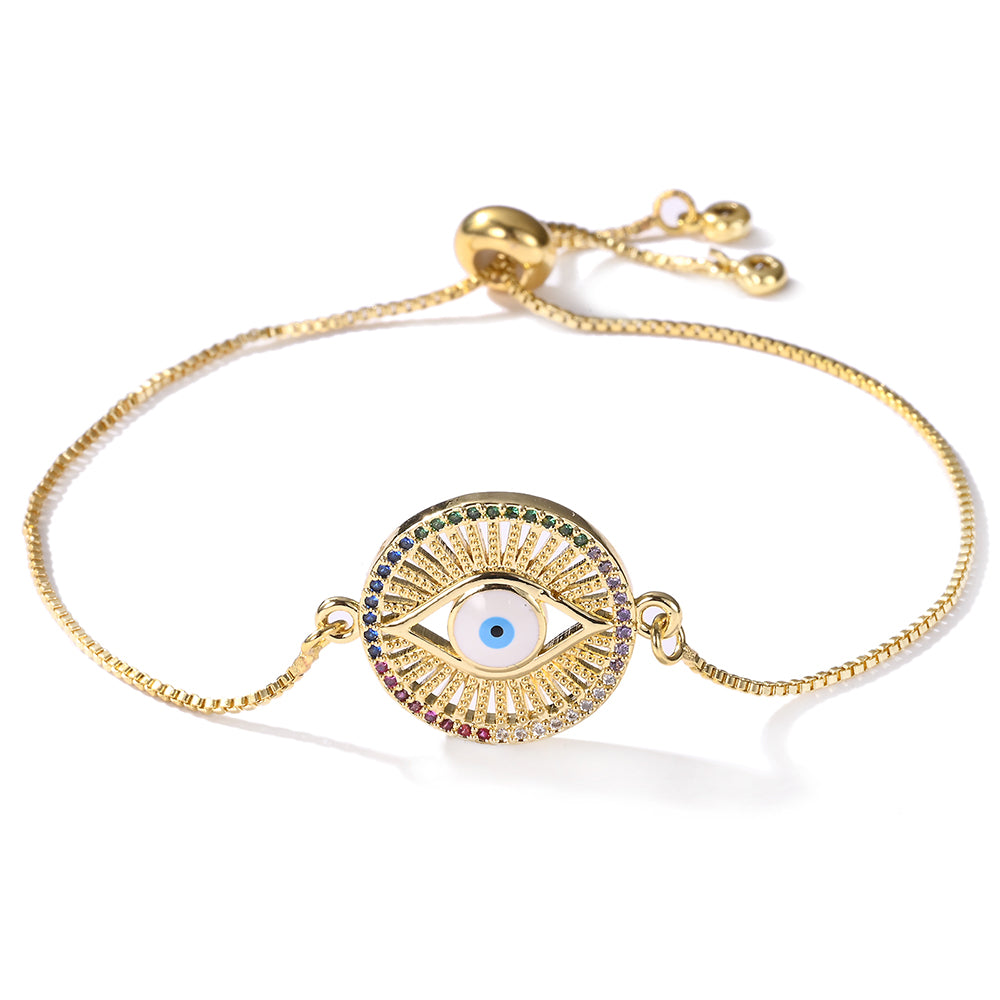Bracelet Main de Fatma Fermoir Perle