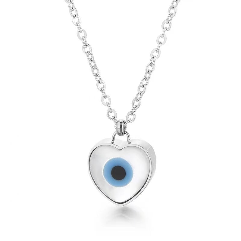 Collier Main de Fatma en Argent & Coeur Or