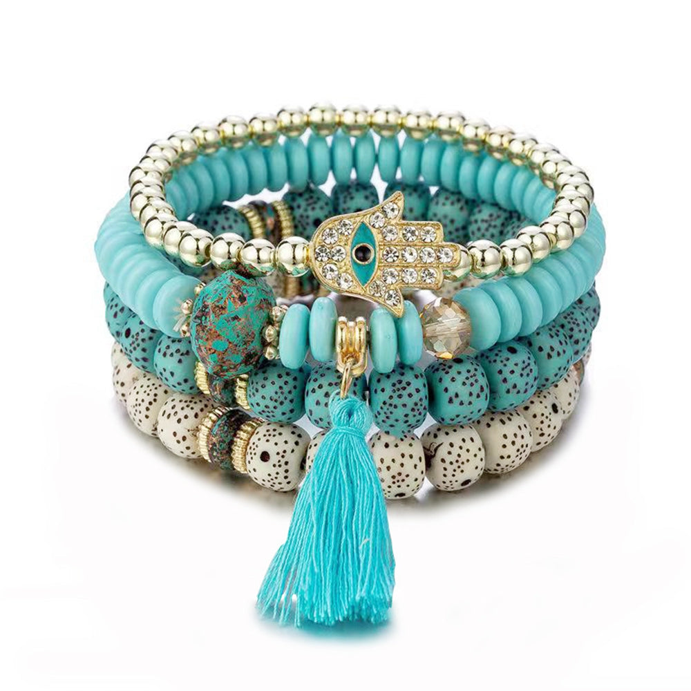 Bracelet Main de Fatma Original en Perles