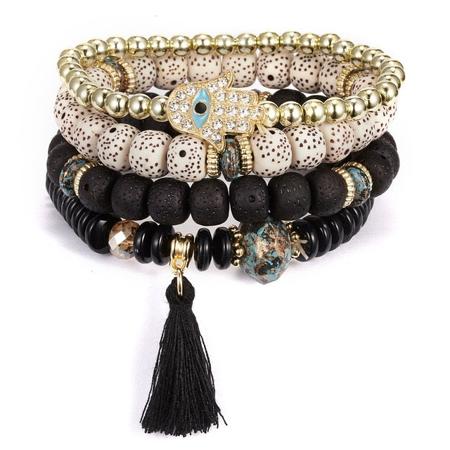Bracelet Main de Fatma Original en Perles