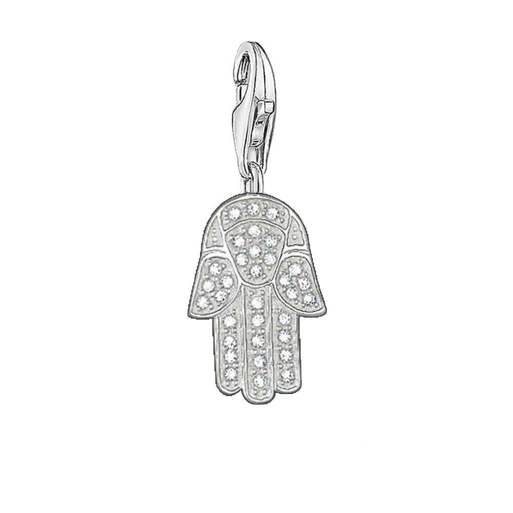 Pendentif Main de Fatma Simple en Argent 925
