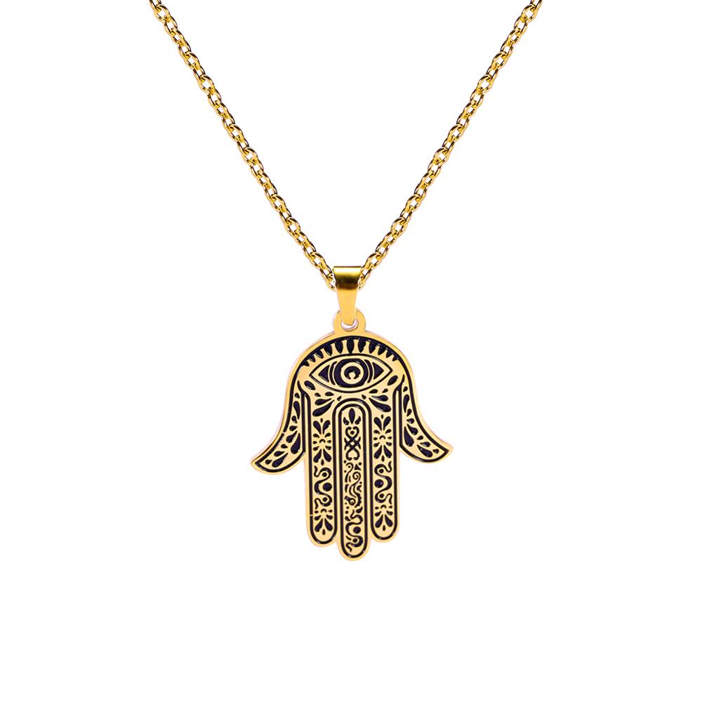 Collier Chaîne Main de Fatma Métal
