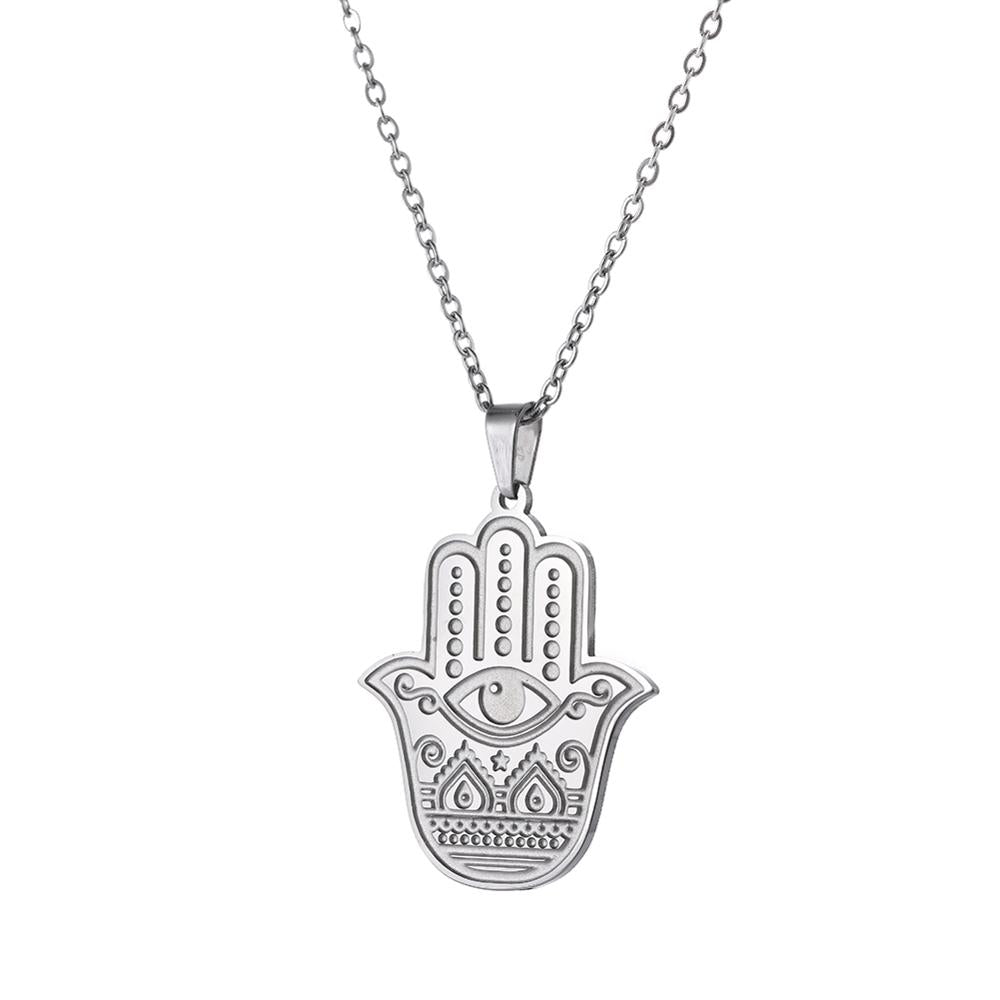 Collier Main de Fatma Gravée