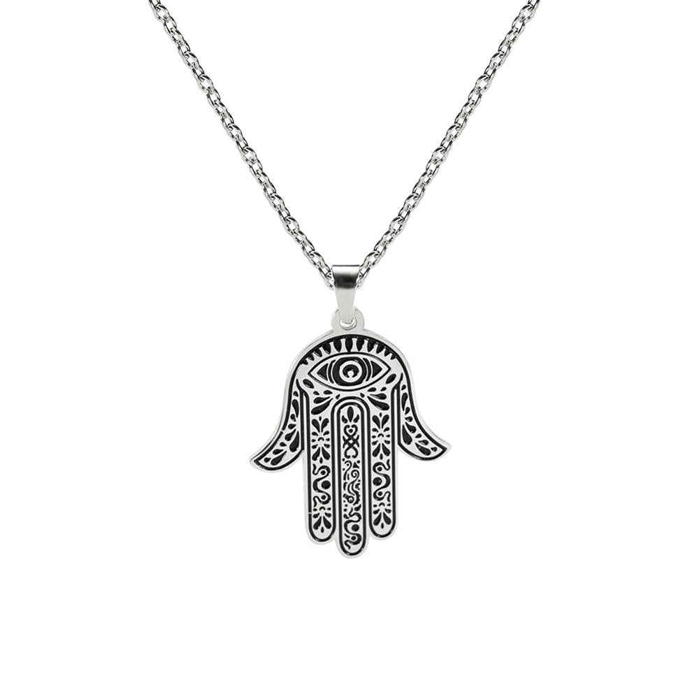 Collier Chaîne Main de Fatma Métal