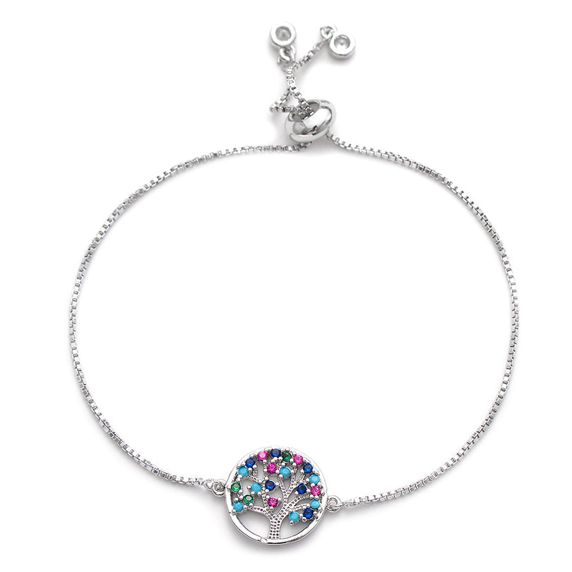 Bracelet Main de Fatma Médaillon Bleu & Fermoir Perle